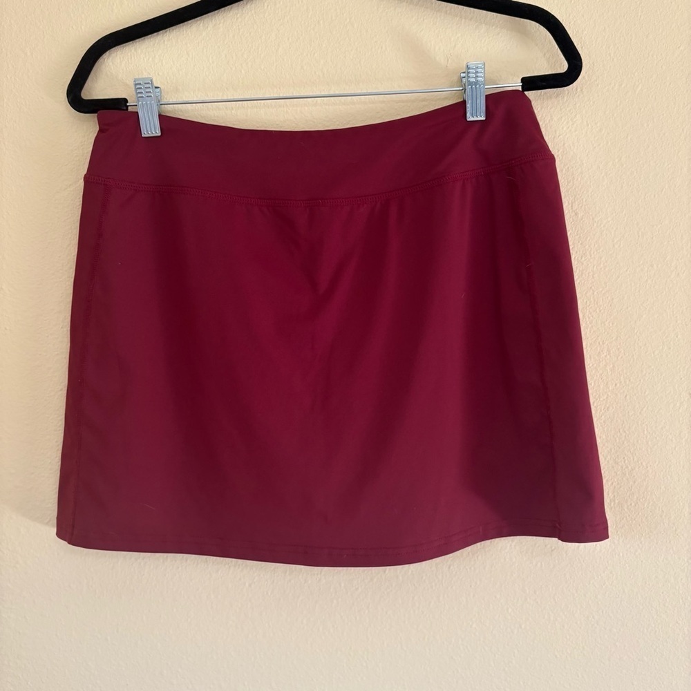 Maroon Tennis Skort